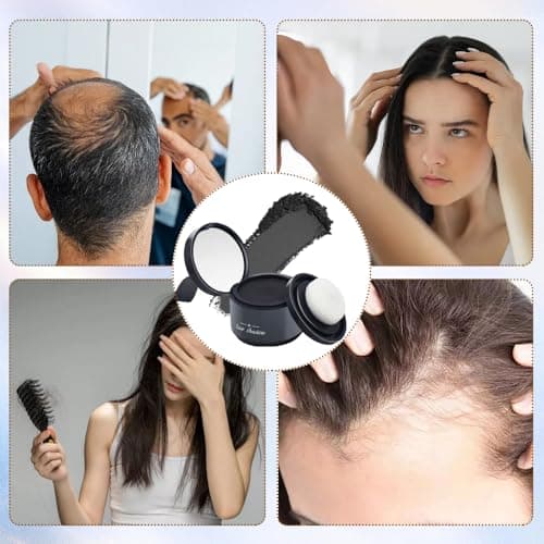 WAWJ® Hairline poudres de racines pour racine des cheveux, correcteur pour épaissir les cheveux, pour femmes et hommes, poudre de retouche racine, imperméable, pour masquer les racines