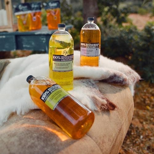 L'OCCITANE - Éco-Recharge Savon Liquide Mains & Corps Karité Verveine - 500 ml - Fabriqué en France