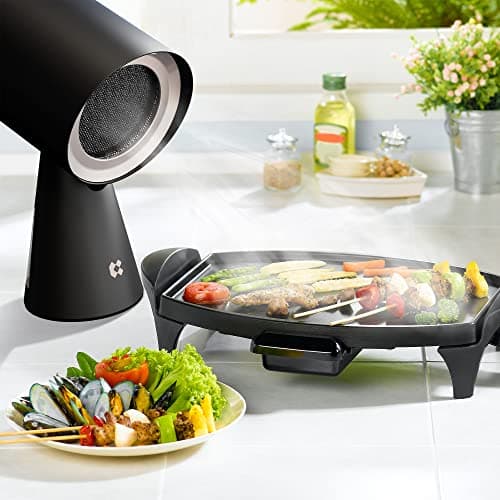 CIARRA CBPHB01 Mini Hotte Asipirante - Hotte Portable - Aspiration de 120m3/h - Mode Recyclage avec Filtre à Charbon - Multi-Filtration - 2 Vitesses - Noire
