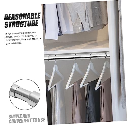 Ciieeo Tringles De Placard Porte-Vêtements De Placard Support De Cintre Robuste Tringles De Suspension Pour Support De Vêtements Tringles À Rideaux À Ressort Supports Cintres Énucléés