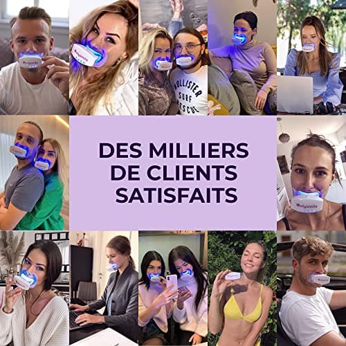Poudre de blanchiment des dents Onlysmile pour dents blanches | Blanchiment dentaire professionnel | Effet nettoyant visible | Blanchisseur de dents sûr et indolore - Nettoyage cosmétique des dents