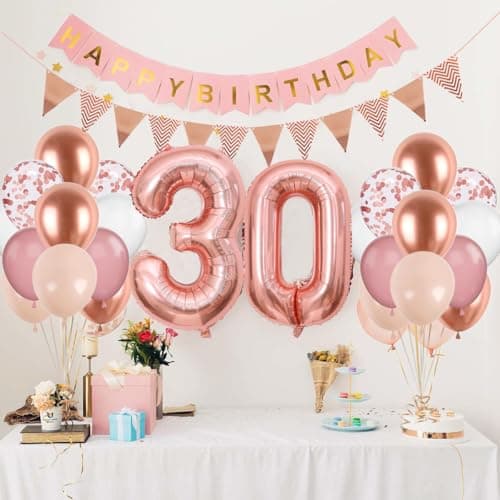 Decoration Anniversaire 16 Ans, Or Rose Ballons 16 Ans Anniversaire, Deco Anniversaire 16 ans, Ballon 16 ans, 16 Ans Décorations Anniversaire, Deco Ballon 16 ans Aniversaire de Fête pour Femme Homme