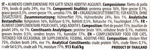 Almo Nature Mega Pack Natural au Filet de Poulet - Nourriture Humide pour Chat Adulte: 6 boîtes de 70g