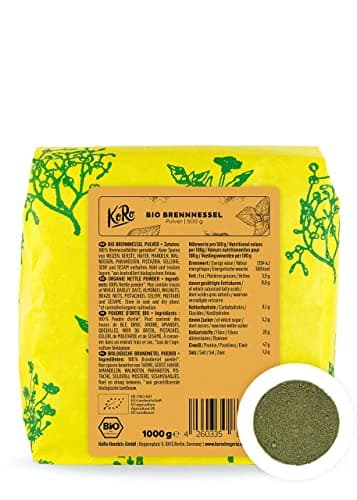KoRo - Poudre d'orties bio 500 g - Superfood issu de l'agriculture biologique certifiée sans additifs