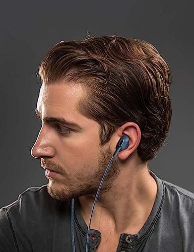MAS CARNEY Écouteurs USB C TI9, Double Haut-Parleurs Intégrés, Puce Numérique Intégrée, Microphone, Télécommande, Écouteurs Intra-Auriculaires Compatibles avec Les Samsung, Huawei, Pixel, iPad, Bleu