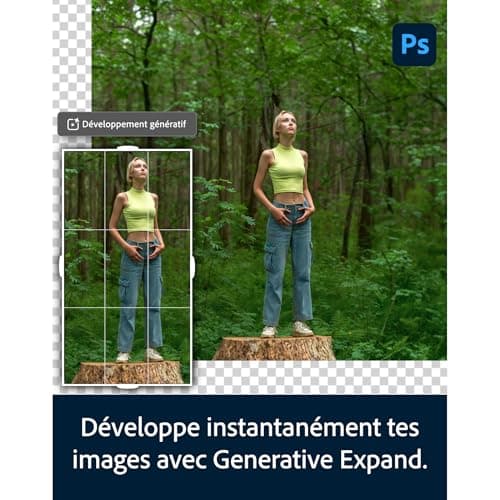 Adobe Creative Cloud 20GB: Photoshop & Lightroom|1 an|PC/Mac|Téléchargement