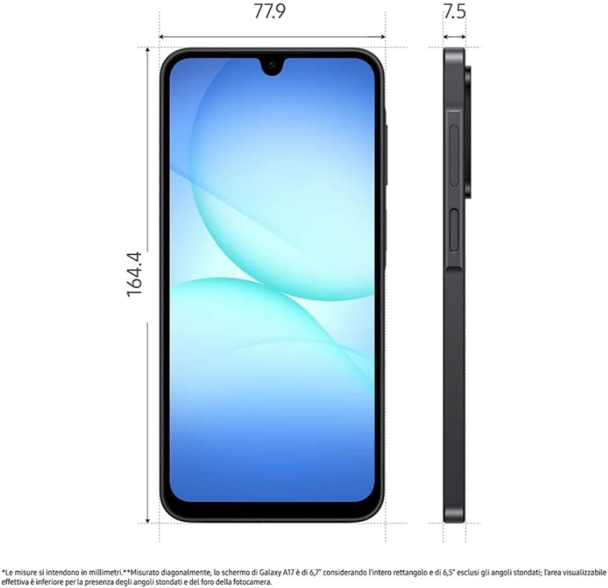 Samsung Galaxy A17 4G 128GB/4GB Double SIM Noir