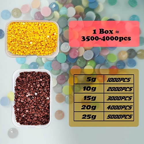 Diamants pour broderie diamant 712,diamond painting remplacement pour les perceuses manquantes,perceuses de rechange pour perles de diamant,perceuse à diamant Carré,environ 3500 pièces