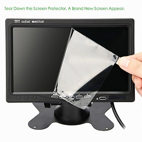 12V-24V 18 IR LEDs Vision Nocturne Étanche Caméra de recul avec 49ft 4 Broches Aviation Extension Câble + 7 Pouces Couleur TFT LCD HD Ecran Moniteur de Véhicule pour Voiture Bus RV Camion Remorque