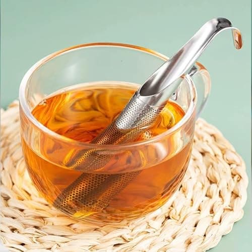 2 Infuseur Thé en Acier Inoxydable - Filtre Thé Pratique pour Tasse - Filtre à thé Pour thé en Vrac, Rose, épices