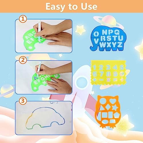 LEcylankEr Tapis Dessin Eau Enfant 120 x 90 CM Aqua Doodle Matte Aqua Tapis de Dessin Adapté Jeux pour Enfants 1 2 3 4 5 6 7 Ans (Licorne)