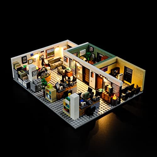 BRIKSMAX Kit d’éclairage à LED pour Lego Ideas The Office - Compatible with Lego 21336 Blocs de Construction Modèle- Pas inclure l’Ensemble Lego