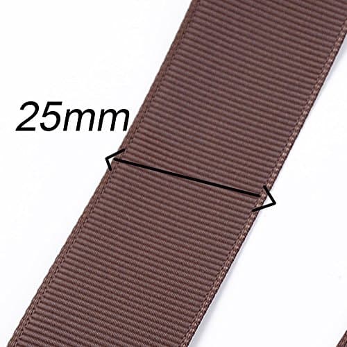 BUONDAC Lot de 6mm / 9mm / 22mm / 25mm Ruban Gros-Grain Décoratif Polyester Ruban Biais Multicouleur Décoration Loisirs Créatif Mariage Artisanat DIY (17/24 / 25 Couleur)