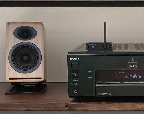 Audioengine B1 Récepteur Bluetooth avec 5.0 aptX HD - Portée étendue et DAC 24 Bits Haute fidélité Systèmes Audio sans Fil et en Streaming