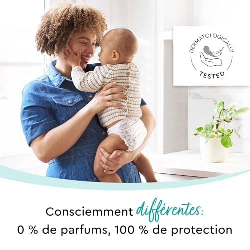 Couches LILLYDOO douces pour la peau, taille 1 (2-5 kg), Lot de 4 paquets (112 couches)