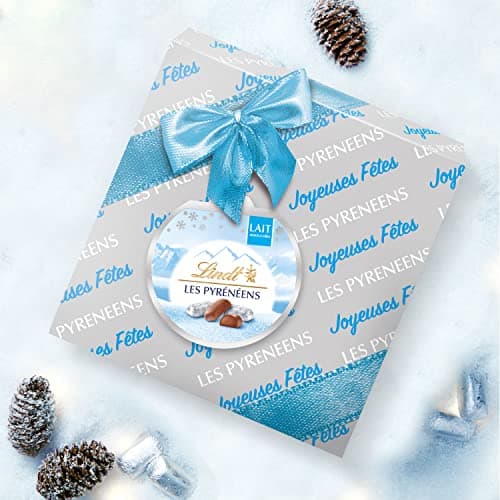 Lindt - Boîte Cadeau LES PYRÉNÉENS - Chocolat au Lait Frais et Fondant - Idéal pour Noël, 204g