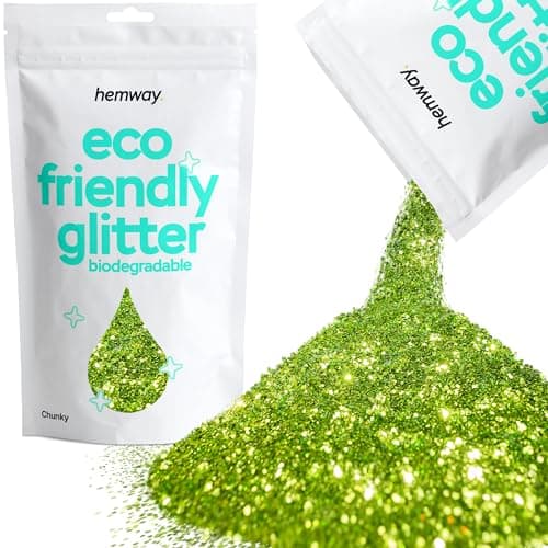 Paillettes biodégradables vert citron écologiques Bio Chunky pour le visage le corps la résine 100g/3,5 oz
