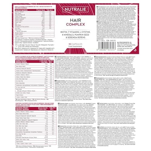 POUSSE CHEVEUX Très Rapide - Anti-Chute + Vitamine Cheveux - [PRIX 2022] Biotine + Zinc + L-Cystine - Cure Croissance & Fortification - Femme et Homme - Haute Dose Biotine - 90 Gélules - Nutralie
