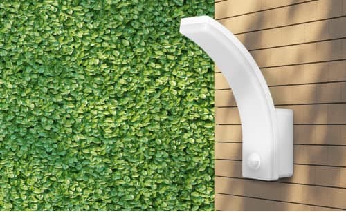 Adviti FRENIT Led Eclairage Exterieur Avec Détecteur De Crépuscule et Detecteur De Mouvement 20W IP65 Fonction de Gradation (Blanc)