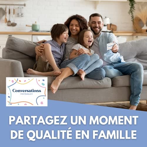 Conversations en Famille - Le Jeu Qui va Renforcer Vos Liens - 220 Questions pour des Discussions Profondes & Significatives - Psychologie et Communication Positive.