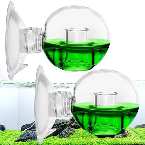 SoundZero 2 Pièces Test de CO2 pour Aquarium, Drop Checker CO2, Test de CO2 pour Aquarium, Test de Réservoir de Poisson Kit de CO2 Aquarium Accessoires pour Les Usines D'aquarium
