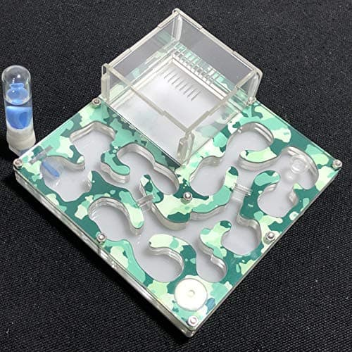 140 * 140mm Grand Espace Camouflage AntHouse Fourmiliere Éducatif avec Alimentation en Eau et en Eau pour Fourmis en Direct (Camouflage Autumn)
