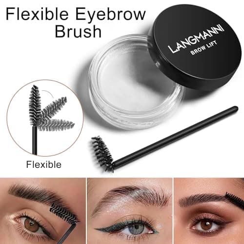 Zuofan Gel à Sourcils Professionnel, Lasting Eyebrow Gel, pour Maintenir les Sourcils en Place, Crée un Aspect Moelleux à Plumes, 14g