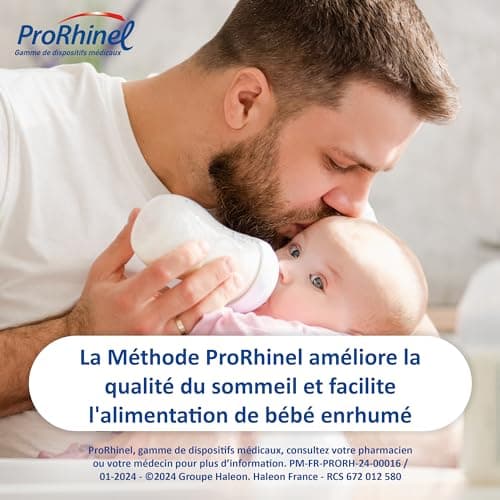 Prorhinel Lot de 6 Sérums Physiologiques. Hygiène Quotidienne pour Nez Sec ou Irrité, Allergie et Rhume. 180 Unidoses. Fabriqué en France