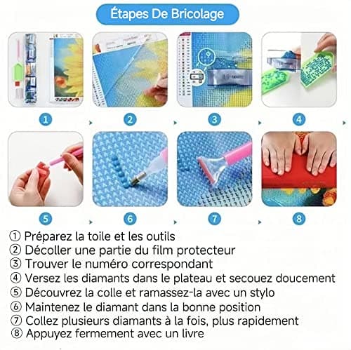 GuoPi Photo Personnalisée Diamant Broderie 5D Diy Diamond Painting,Personnalisée Privée,Diamant Rond Complet De,Adapté À La Décoration De La Maison, Cadeaux... (30X50cm)