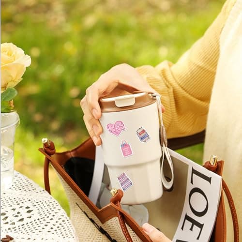 Mrltau Lot de 100 autocollants de scrapbooking pour amateurs de livres, autocollants mignons, merch, accessoires Kindle, accessoires Kindle, autocollants esthétiques Stuff Clean Girl