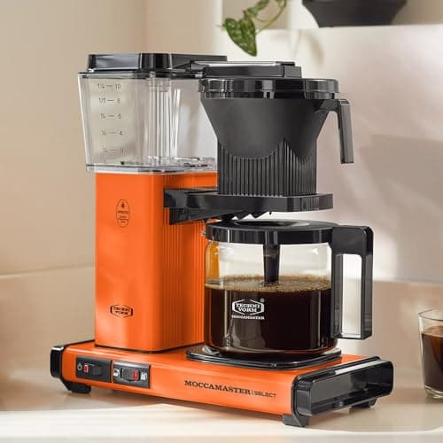 Moccamaster KBG Select, Cafetiere, Cafetiere Filtre, 1.25 Litre, Orange