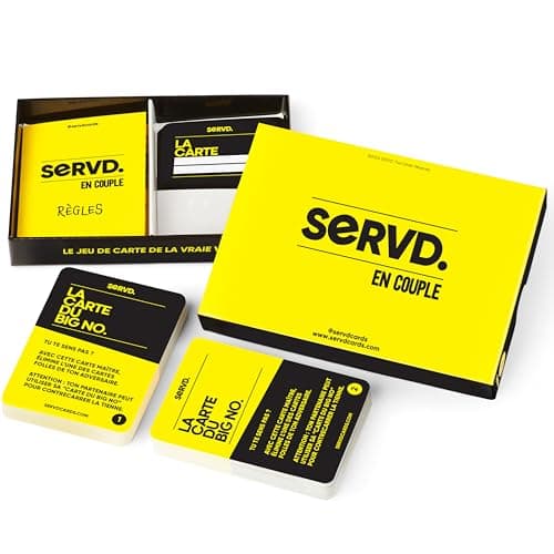 SERVD - en Couple - Le Jeu de Cartes hilarant pour Les Couples dans la Vraie Vie