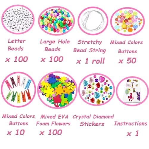 3000Pcs Activites Manuelles pour Enfants DIY Activite Enfant Kit Bricolage Enfant Activité Manuelle Enfant, Loisirs Créatifs pour Enfants Pipe Cleaners Pompons pour filles garçons 4 5 6 7 8 ans Cadeau