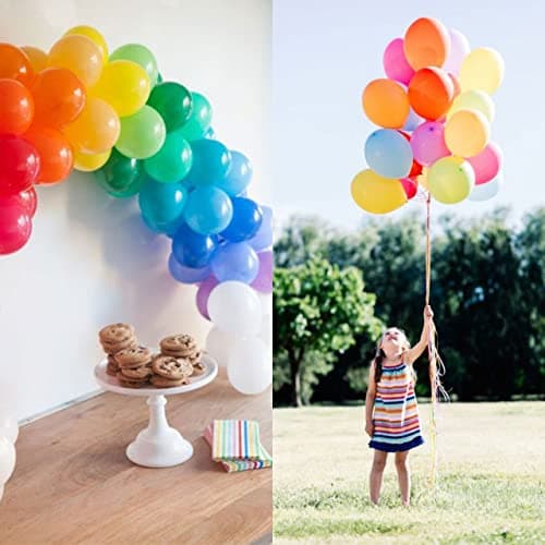 BALLONS blancs 50 unités. Ballons en Latex naturel biodégradable blancs de 28 cm. Idéal pour décoration de fêtes d'anniversaire, mariages, baby shower. Fabriqué en Espagne.