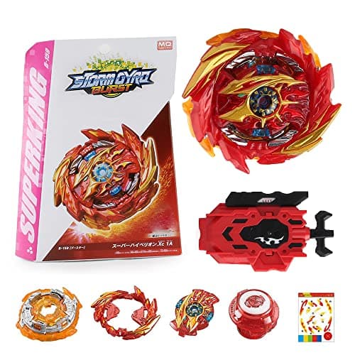Toupie avec Lanceur, Toupie Metal Fusion, Metal Fusion Burst Turbo Blade Gyro de Combat Jouet Set, EnfantsAdolescents Et Enfants De Plus De 6 Ans