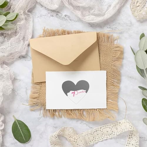 120 Pièces Gommettes Coeur, PVC Autocollant a Gratter, en Forme de Coeur, Autocollant à Gatter, Très Adaptées pour Créer des Surprises, Rehausser L'ambiance Festive et Apporter du Plaisir