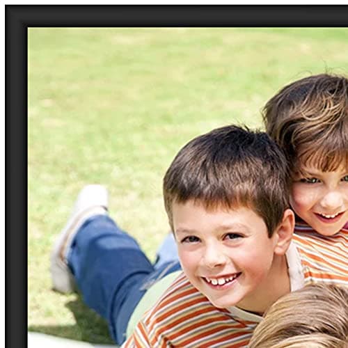 HIMEETIME® 3x Cadre photo A4 en aluminium noir,3 packs de cadres photo de certification avec plexiglas pour affichage mural, 21 * 30cm
