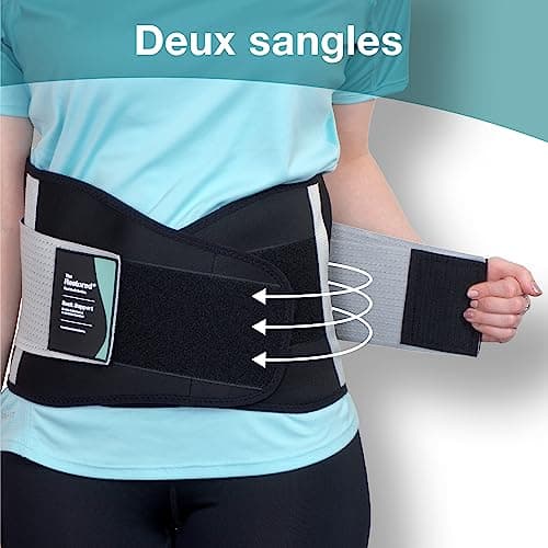 Ceinture lombaire, la seule ceinture certifiée par la UK National Back Pain Association, soulagement des lombaires inférieurs (S)