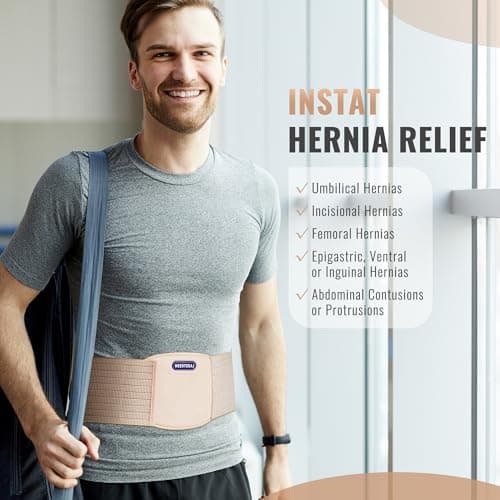 Hernie ombilicale | hernie abdominale pour hommes et femmes | attache de hernie ombilicale de type nombril avec 1 coussin de compression de hernie | ventrale, ceinture de soutien postopératoire