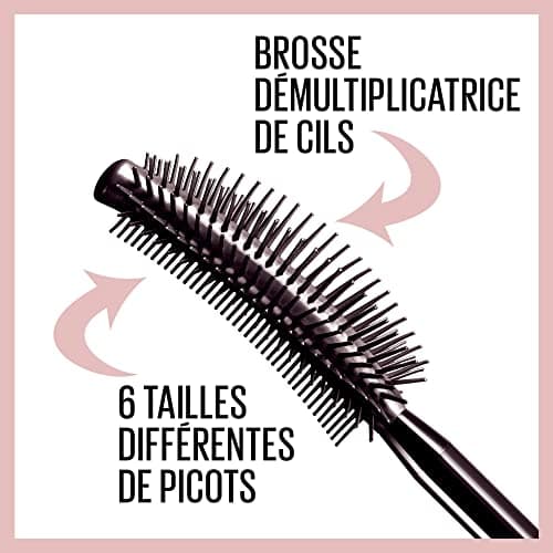 Maybelline New York - Mascara Volume Waterproof - Cils Sensational - Noir - 9,4 ml