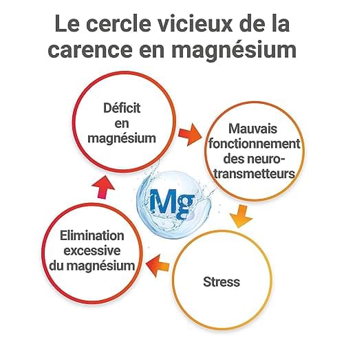 MAG 2 - Stick - Magnésium et 6 vitamines B - Nervosité, Fatigue, Fatigue musculaire - Programme 30 jours - 30 sticks orodispersible goût fruit de la passion