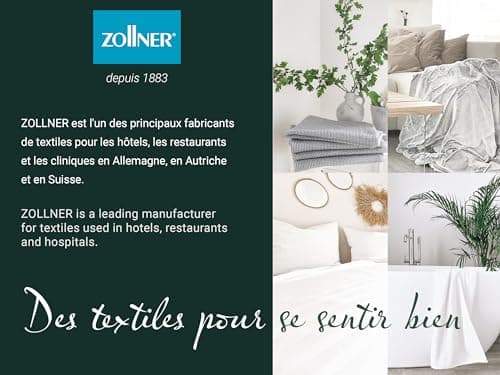 ZOLLNER Coussin chauffant pour micro-ondes - Grain de blé naturel - Bouillotte sèche - Housse lavable, 21x21 cm