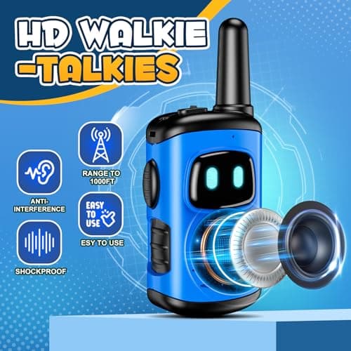 Dislocati Talkie Walkie Enfants, Jeux Exterieur Enfant 3-9 Ans Jumelles Enfant Jouet Garcon Enfant 3-9 Ans Jumelles Enfant Cadeau Anniversaire Garcon Fille 3-9 Ans Takie-walkie Enfant