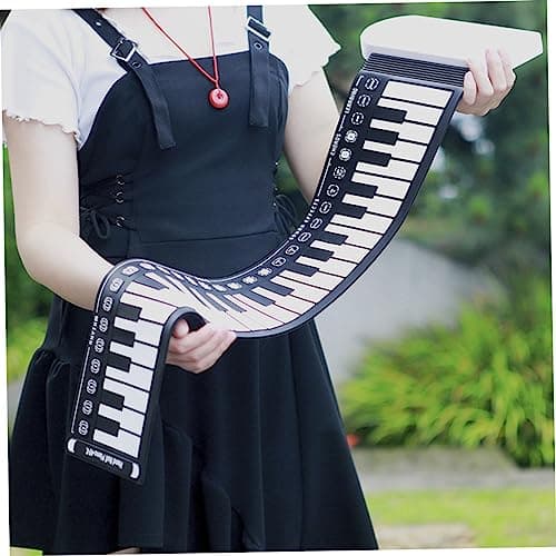 TOPPERFUN Mini-clavier Piano Numérique Pliable Piano Enroulable Électronique Pliant Clavier De Piano Pliant De Musique Piano Portatif Clavier De Piano Pliable Claviers Composant Élèctronique