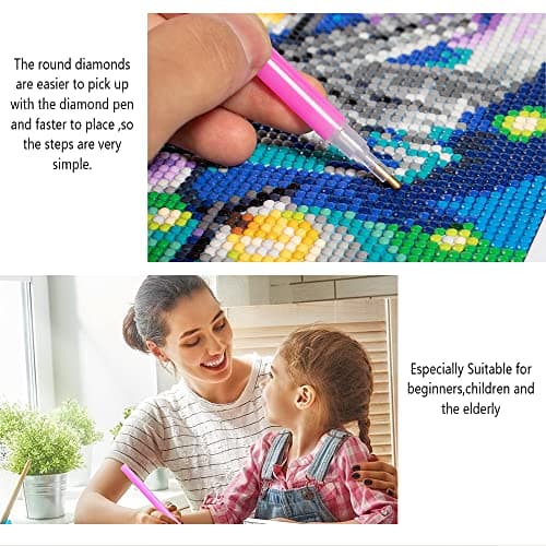 DCIDBEI Diamond Painting Attrape Reve Lot de 4 30x40 cm Peinture par Numéros Attrape Rêves Broderie Diamant Attrape Reves Enfants et Filles Point de croix Mosaïque Diamant Perle Attrape-rêve Adulte
