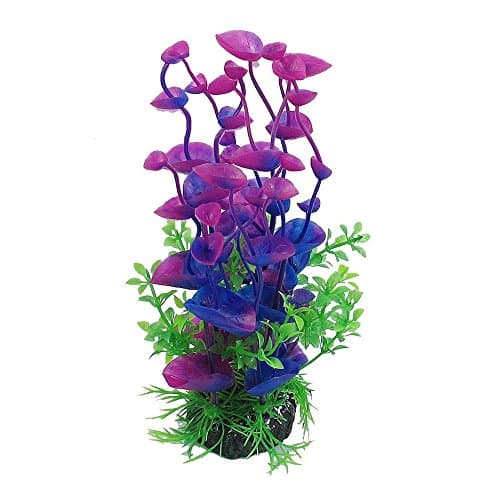 Plantes vertes artificielles en soie, Poissons Simulation Vivante Créature de Plante Aquarium Paysage Décor d'herbe, Non toxique et sans danger pour tous les poissons et les animaux domestiques.