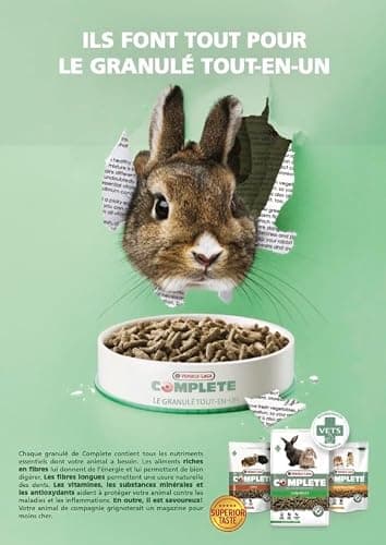 VERSELE-LAGA - Complete Cavia - Extrudés Tout-en-Un Riches en Fibres pour Cobayes - 1,75kg