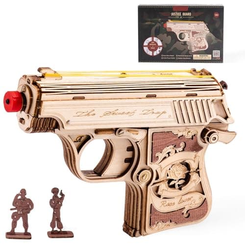 ROWOOD Puzzle 3D Bois pour Adultes et Enfants, Maquette en Bois a Construire, Jouet Bande élastique, Cadeaux pour Hommes et Femmes