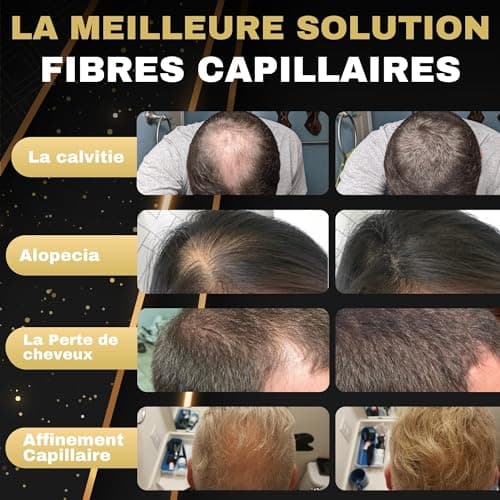 Fibres Capillaires Salvathor Duran 25 gr – Dissimule la Calvitie - Couvre la Perte de Cheveux - Crée du Volume Capillaire pour Hommes et Femmes - Kit Fibre de Cheveux + Pompe + Peigne (Blond)