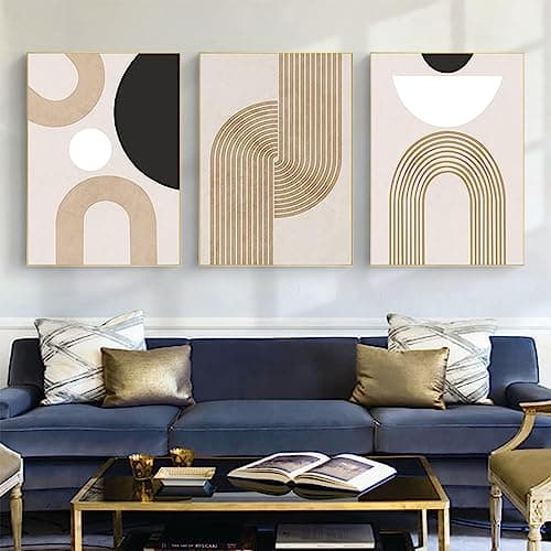 DLKAJFK Images modernes - Décoration murale bohème - Pour salon, chambre à coucher - Art abstrait moderne - Images décoratives pour salon, chambre à coucher, sans cadre, 2,40 x 60 x 3 cm